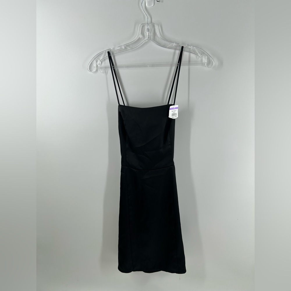 Top‎ Shop Black Spaghetti-Strap Dress Size 2